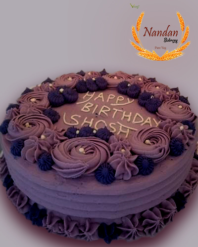 Birthday Special Blueberry Cake - Asansol Cake Delivery Shop